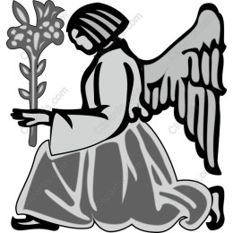 Serene Kneeling Angels