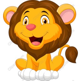 Cute Cartoon Lion