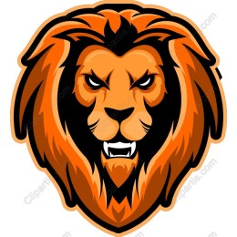 Fierce Lion Head