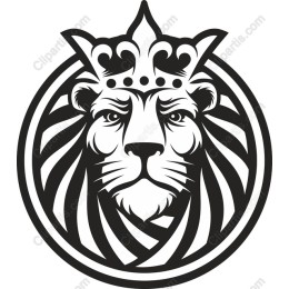 Regal Lion with Crown
