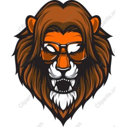 Lion with Glasses