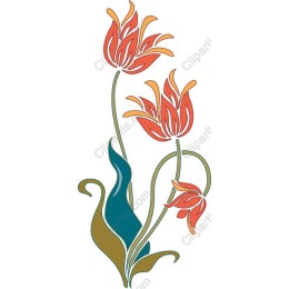Vibrant Tulip Floral