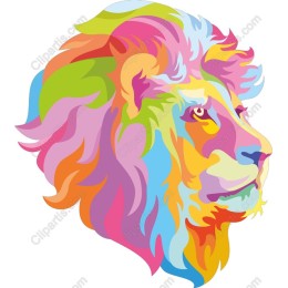 Colorful Lion