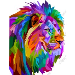 Colorful Lion