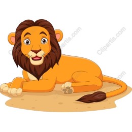Adorable Cartoon Lion