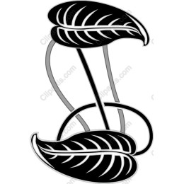 Stylized Leaf Emblem