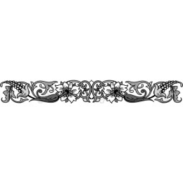 Elegant Vintage Floral and Grape Vine