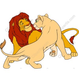 Majestic Lion and Lioness