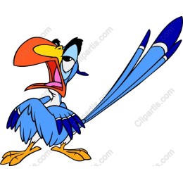 Whimsical Blue Bird