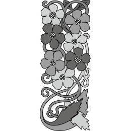 Elegant Floral Swirl