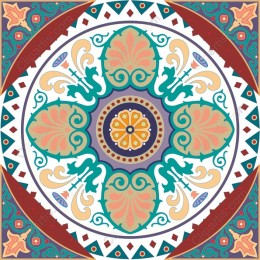 Vibrant Ornamental Mandala