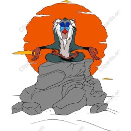 Meditating Mandrill