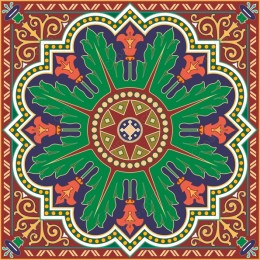 Moroccan Mosaic Mandala