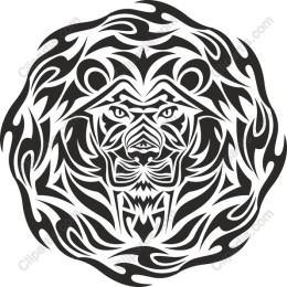 Fierce Tribal Lion
