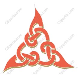 Elegant Orange Knot