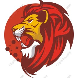 Majestic Roaring Lion Head