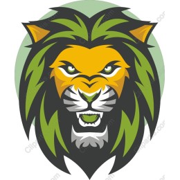 Fierce Lion Head