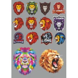 Lion Bundle - 16 Unique Lion s