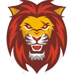 Fierce Lion Head