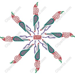 Elegant Peacock Mandala