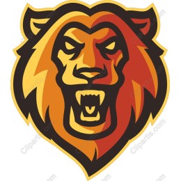 Fierce Lion Head