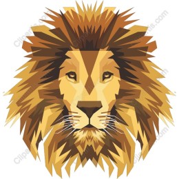 Majestic Geometric Lion