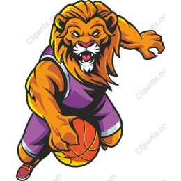 Lion Basketball Player