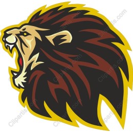 Fierce Lion Head