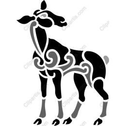 Stylized Deer