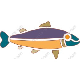 Vibrant Stylized Fish