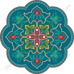 Vibrant Floral Mandala