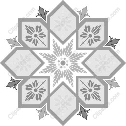 Monochrome Floral Mandala