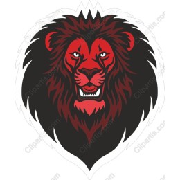 Fierce Lion Head