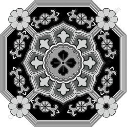 Geometric Floral Mandala