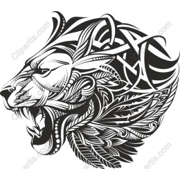 Majestic Roaring Lion