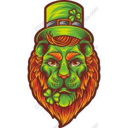 St. Patrick's Day Green Lion