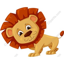 Cute Cartoon Lion
