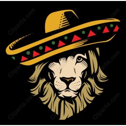 Majestic Lion Sombrero