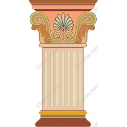 Elegant Corinthian Column