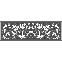 Elegant Floral Border