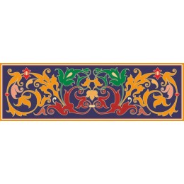 Vibrant Floral Swirl