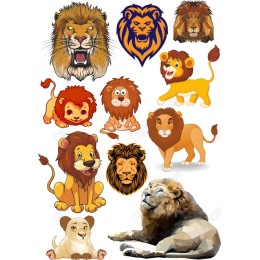 Lion Set - 10 Unique s
