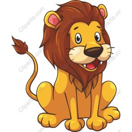 Cute Cartoon Lion