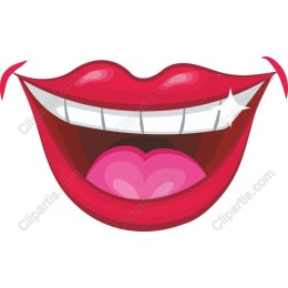Vibrant Stylized Mouth