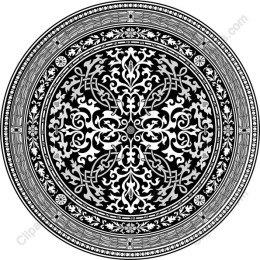 Elegant Ornate Circular Pattern