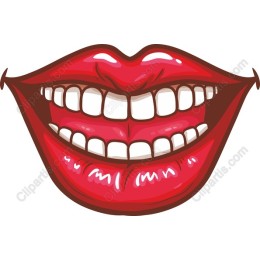 Vibrant Smiling Mouth