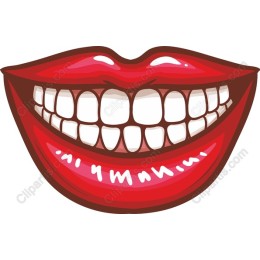 Vibrant Cartoon Smile