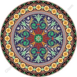 Ornate Floral Mandala