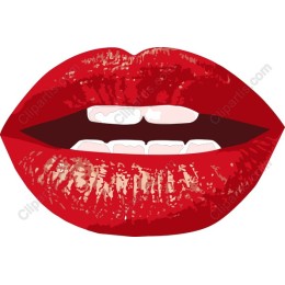 Luscious Red Lips