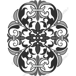 Elegant Black and White Floral